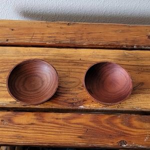 Small Wooden Bowls Carved One Piece Jewelry Container Ingredients